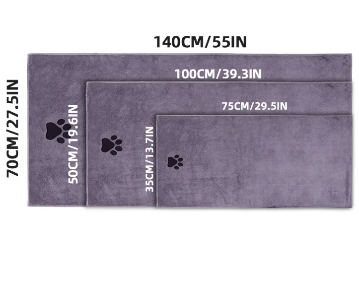 DryPaws™ – Super Absorbent Microfiber Pet Towel
